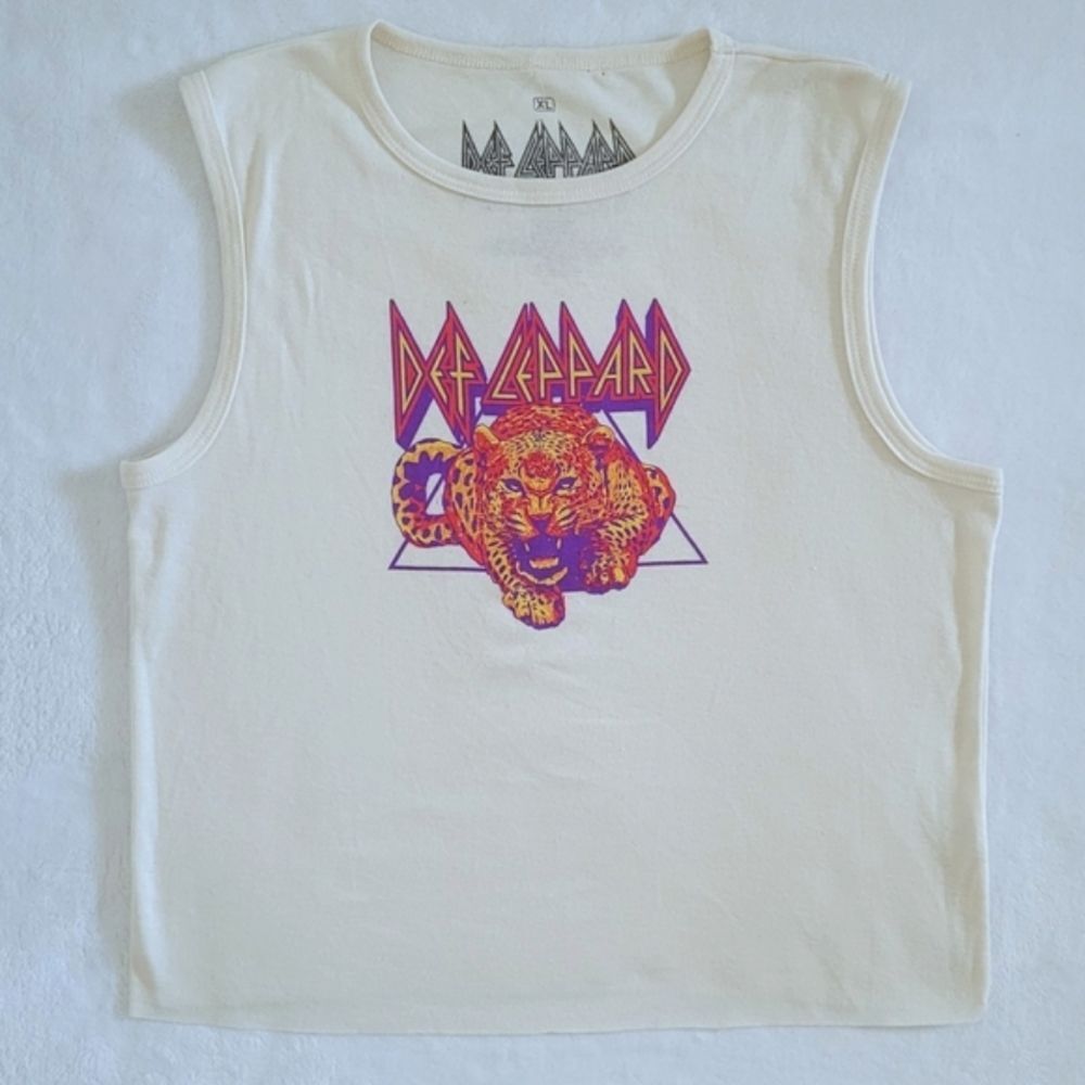 Def Leppard🐆 Muscle💪 Tee - NWOT